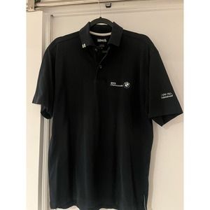 Ashworth BMW Championship Navy Blue Collared Shirt Polo Size Small Golf Promo